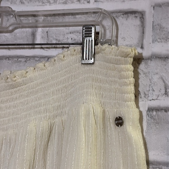 Rip curl maxi skirt, sun gypsy size large, elastic waist cream colour - Picture 6 of 9